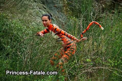 Tiger without mask